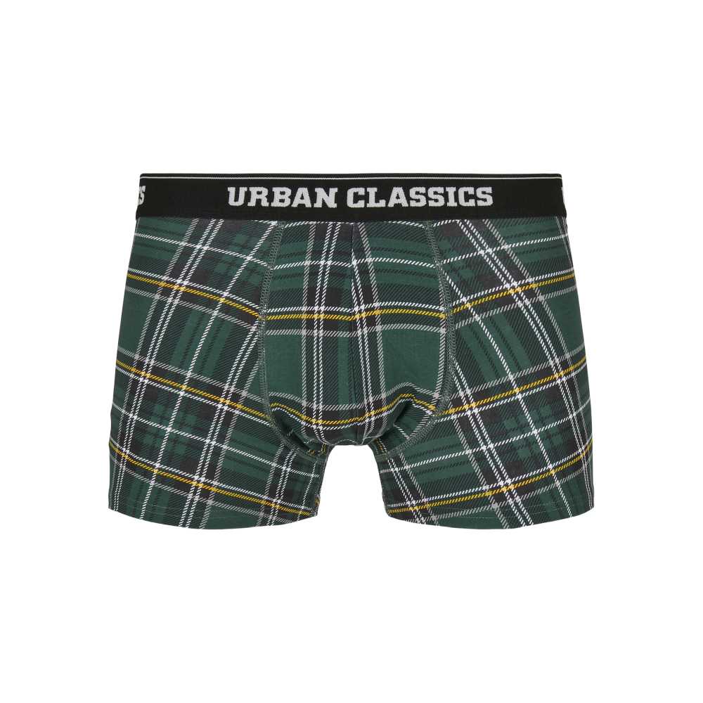 Urban Classics - 3Pack Boxershorts set - Groen/Blauw